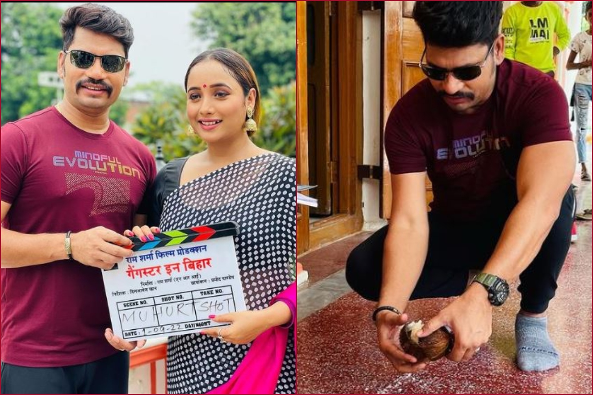 GANGSTER IN BIHAR- Shooting Begins: Bhojpuri stars Rani Chatterjee, Pravesh Lal Yadav share pics from the sets in Varanasi