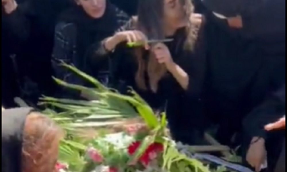 Anti-hijab stir intensifies, woman gives up her hair at brother’s funeral, VIDEO surfaces