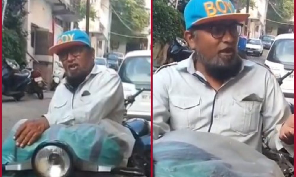 Man in Bhopal wins hearts for his unique style of selling Namkeen; netizens call new version of ‘Kacha badam’