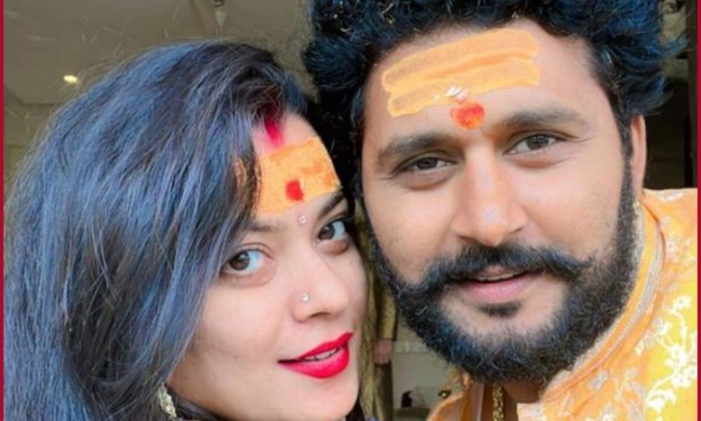 ‘You are my favourite’: Bhojpuri actress Nidhi Jha shares picture with husband, says ‘I Love You’