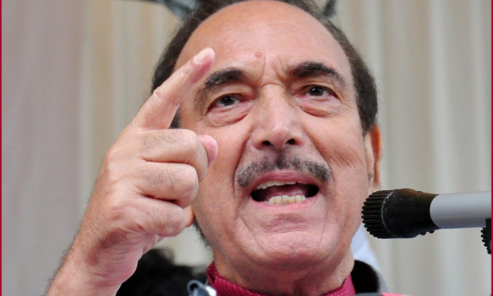 Ghulam Nabi Azad likely to announce his new political party today