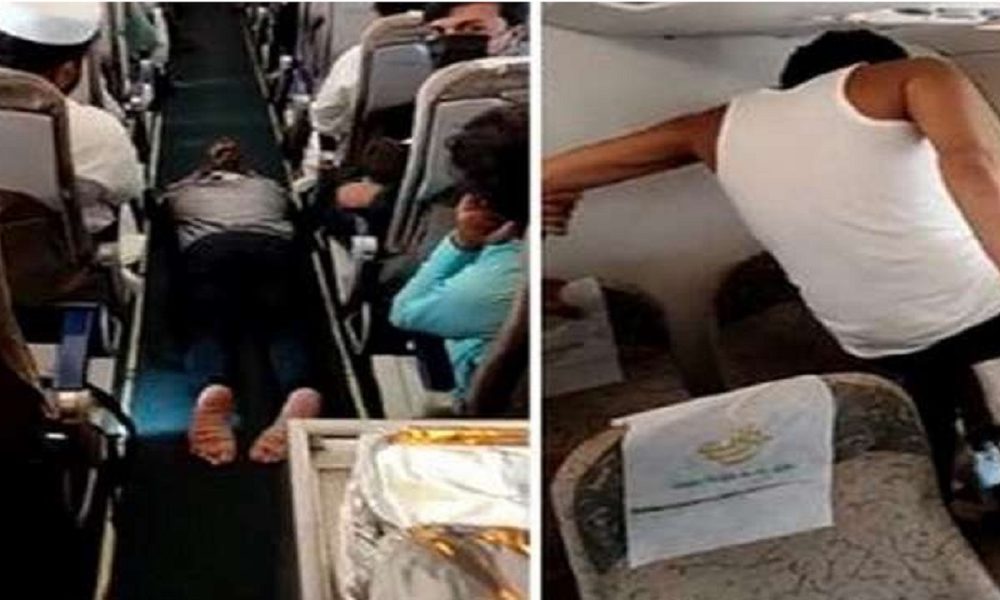 Pakistani flyer tries to break plane window mid-air, attacks flight crew when confronted (VIDEO)