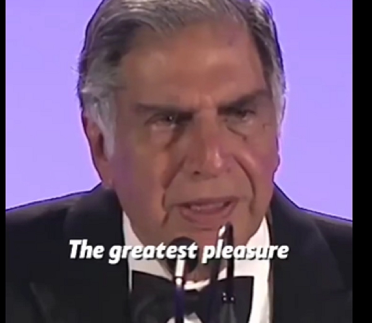 Ratan Tata derives ‘greatest pleasure from doing what everybody…..’, Viral clip evokes reactions