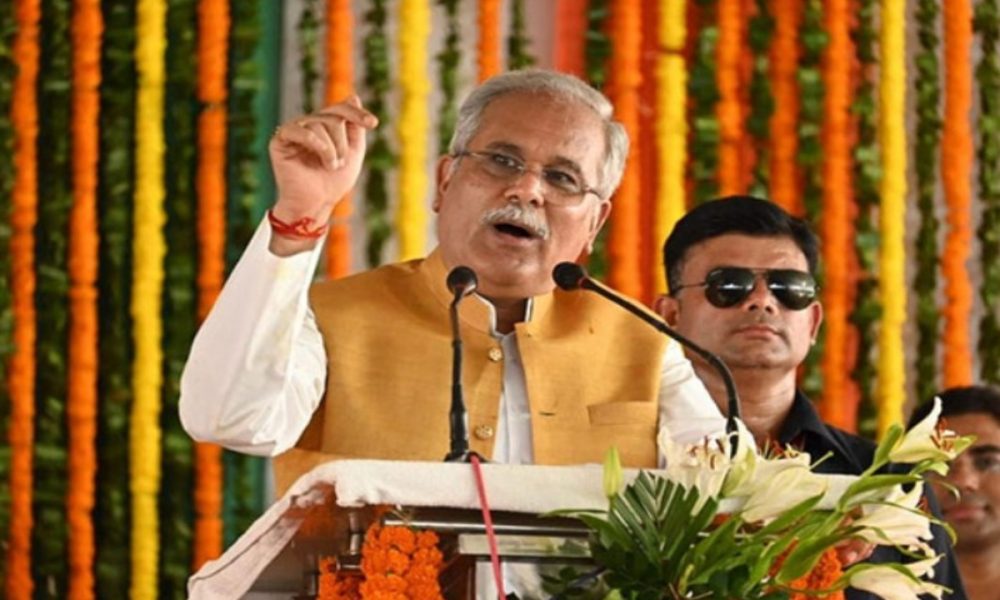 BJP still entrapped in “khaki shorts”, says Bhupesh Baghel on Rahul Gandhi’s T-shirt row