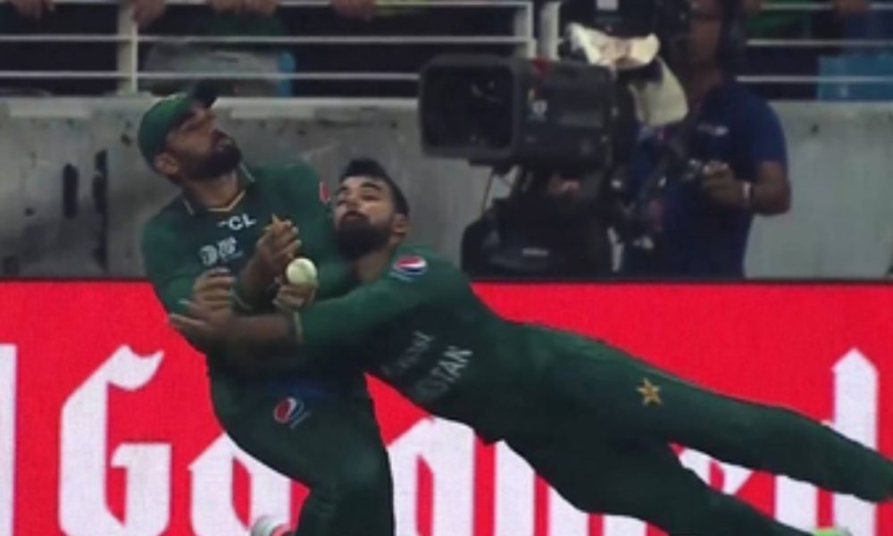 Delhi police mocks Shadab Khan and Asif Ali’s ugly collision leaving Pak fans in fumes