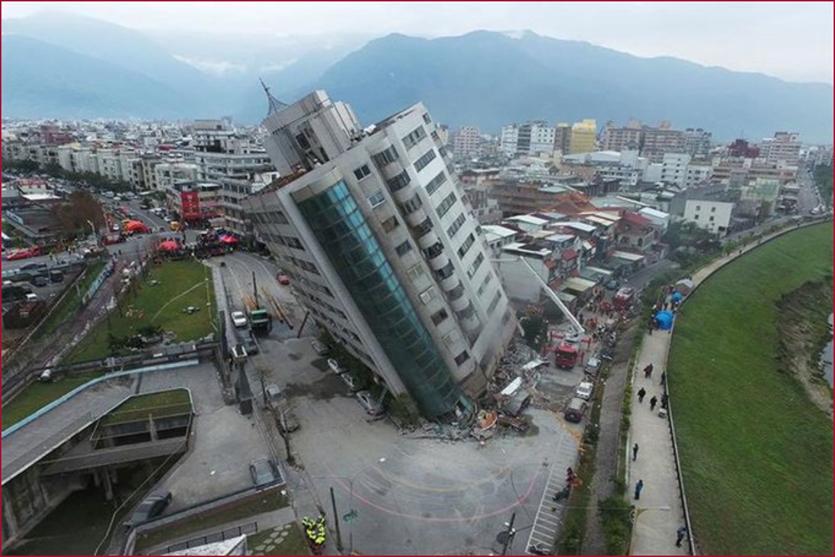 Quake of magnitude 7.2 jolts Taiwan’s Yujing