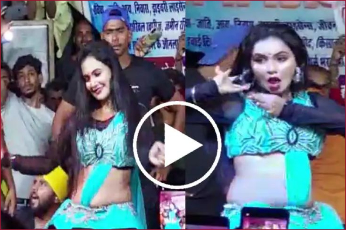 After MMS video leak, Bhojpuri actress Trishakar Madhu falls while performing after stage breakdown in Bihar’s Siwan