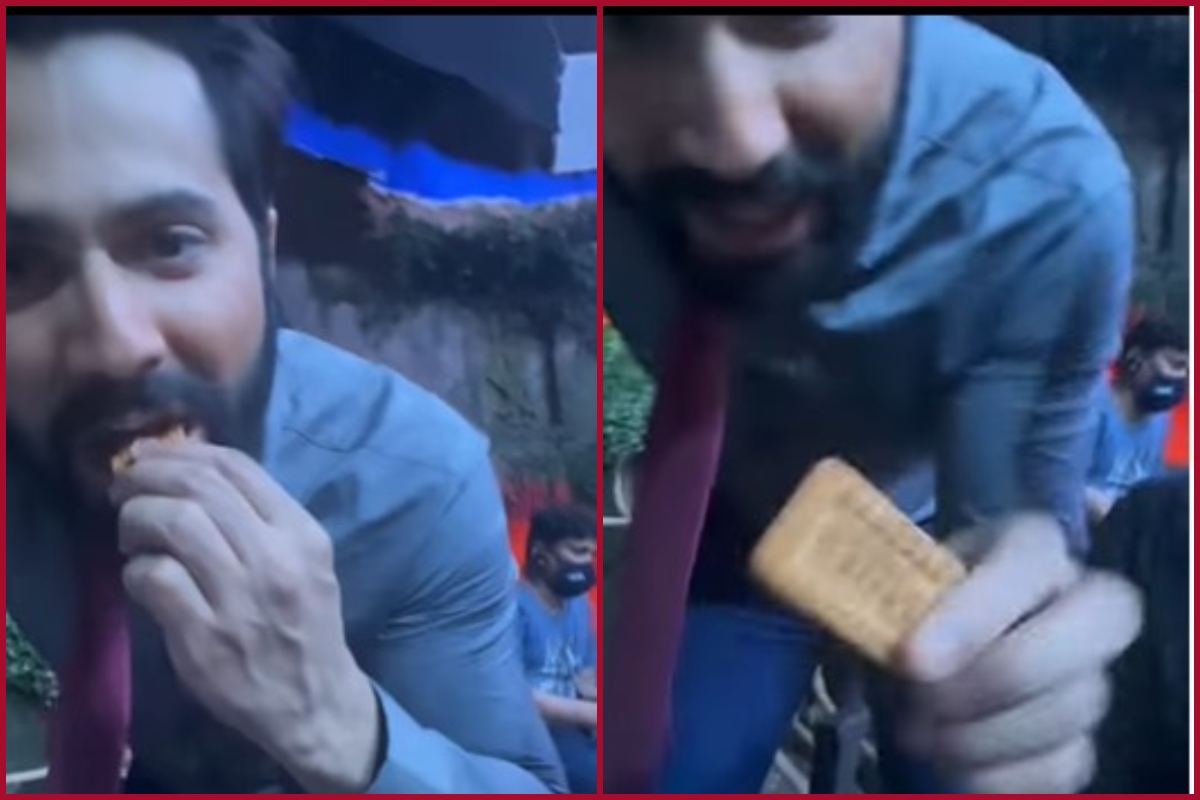 Parle-G dipped in chai: Varun Dhawan shares his new love from ‘Bhediya’ set