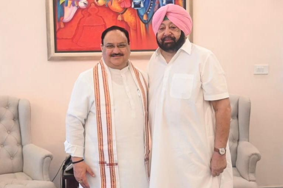 Ahead of joining BJP, Capt Amarinder Singh meets JP Nadda in Delhi [WATCH]