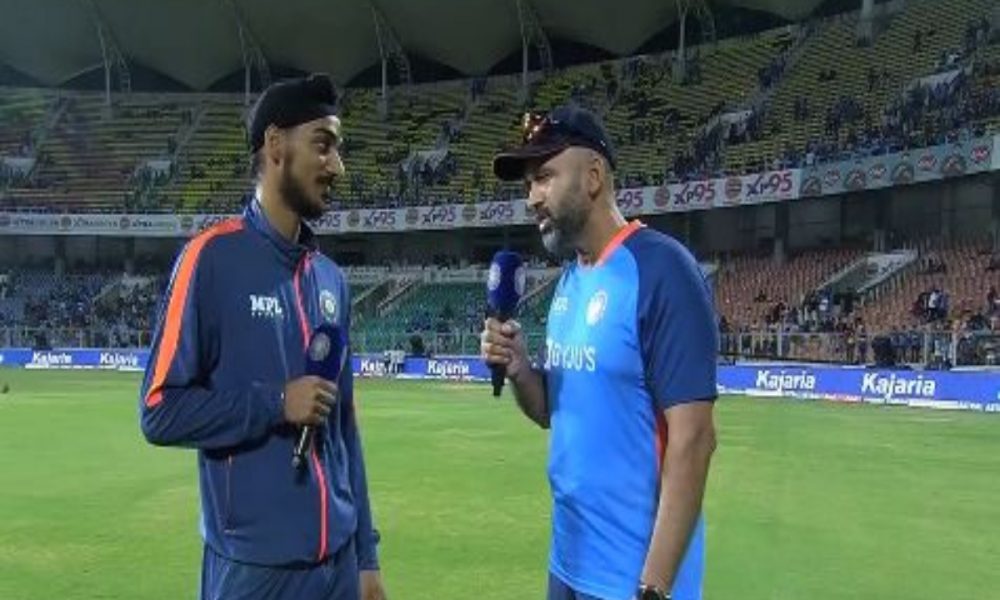 ‘Did not expect…’: Bowling coach Paras Mhambrey interviews Arshdeep Singh after cracking win