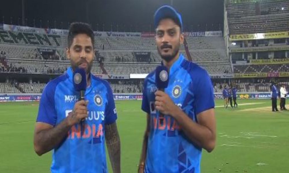 Axar Patel interviews Suryakumar Yadav after win, Surya shares breathtaking pre-match story