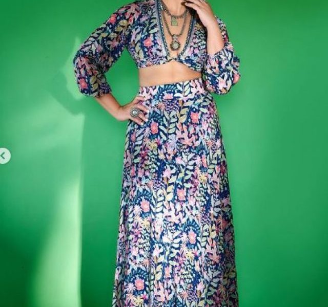Huma Qureshi Stuns Like A Maharani In Vibrant Floral Dress