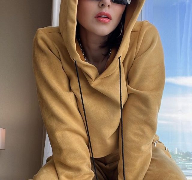 Sunny Leone shows her swag in jacket and hoodie