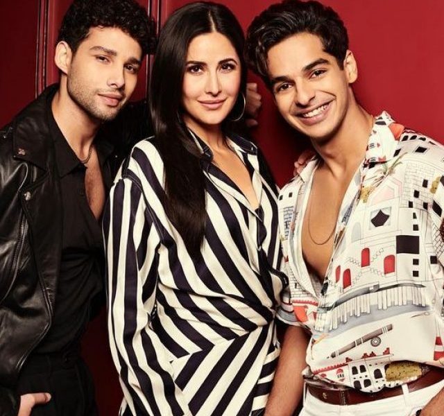 Two hunks and a super sassy woman at KWK: Ishann, Siddhant, and Katrina 