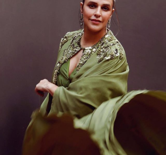 Neha Dhupia goes green in stunning sea green ensemble