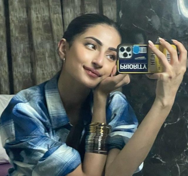 Palak Tiwari drops astonishing mirror selfie in blue checked shirt