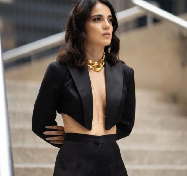 Radhika Madan goes shirtless in Toronto