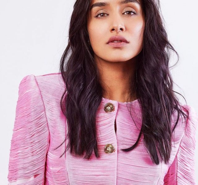 Shraddha Kapoor slays in pink cropped jacket