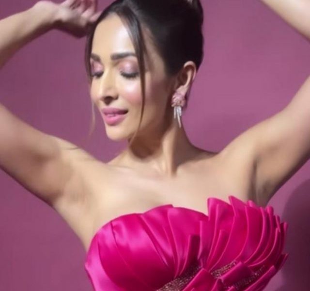 Malaika Arora sets internet on fire in pink strapless gown