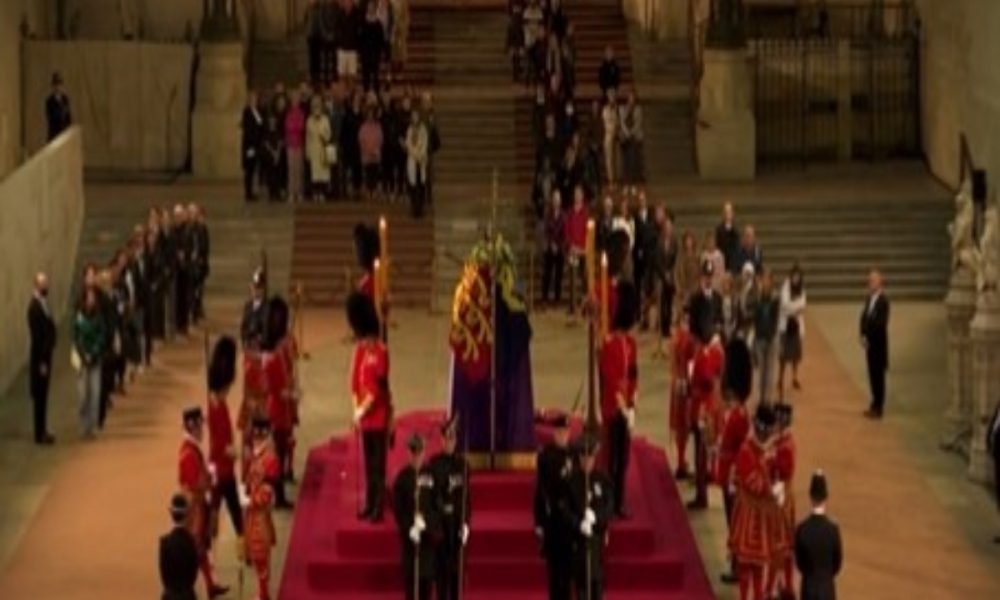 WATCH: Royal guard near Queen Elizabeth II’s coffin collapses, falls to ground