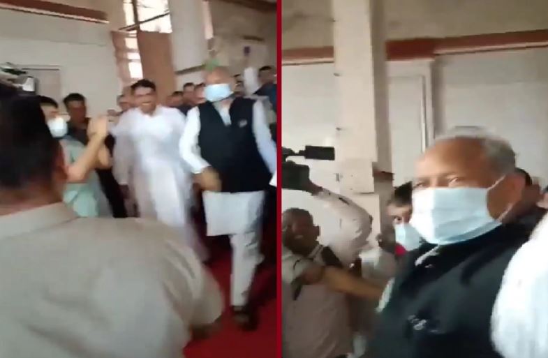 Gehlot visits Ramdevra temple in Jaisalmer, greeted by ‘Modi, Modi’ chants (VIDEO)