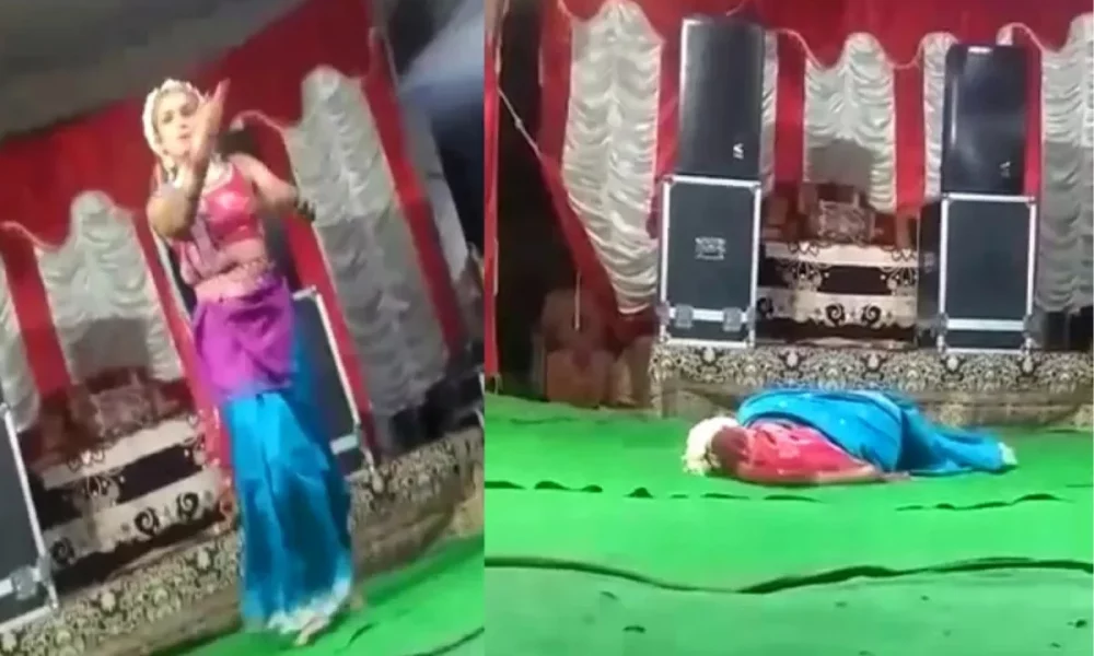Jammu Kashmir artist collapses on the stage