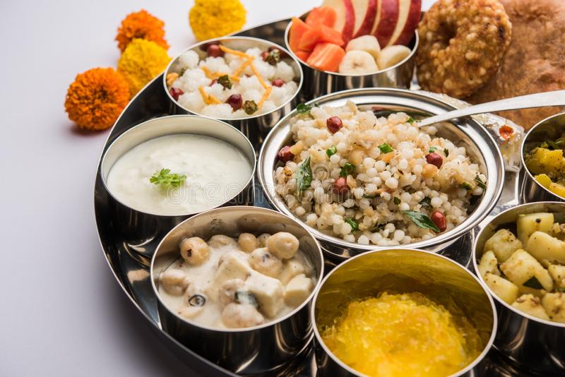 navratri-upwas-thali-fasting-food-platter-consumed-ekadashi-india-hindu-religion-includes-sago-khichadi-aloo-sabji-159829566