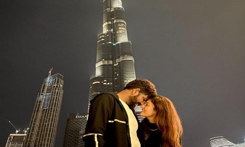 Nayanthara surprises husband Vignesh Shivan on his birthday, couple pose below Burj Khalifa