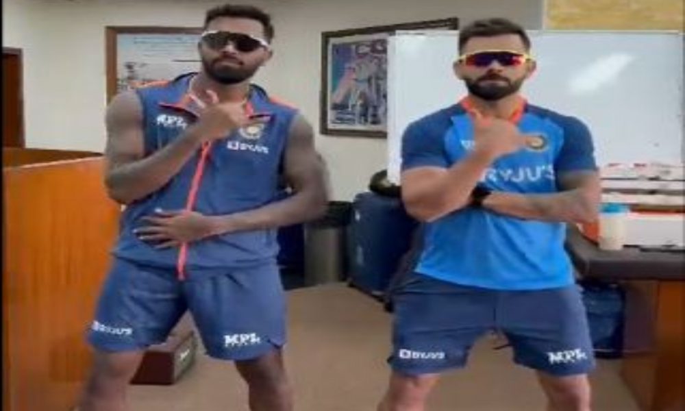 Hardik Pandya, Virat Kohli groove to social media trend before series opener against Australia