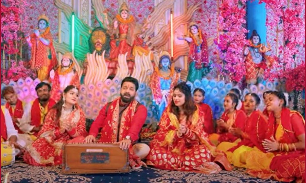 Pawan Singh New Devi Geet Video: Bhojpuri song ‘Sato Bahiniya Aili’ released on Shardiya Navratri