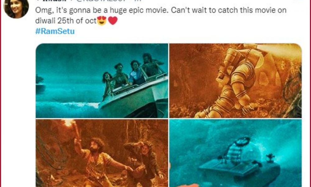#RamSetu trends on ‘TOP’: Twitterati says “Omg, it’s gonna be a huge epic movie”