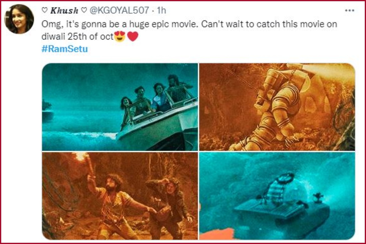 #RamSetu trends on ‘TOP’: Twitterati says “Omg, it’s gonna be a huge epic movie”