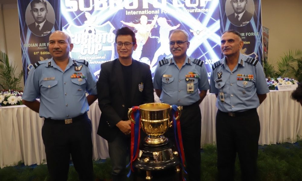 Subroto Cup 2022: Bhaichung Bhutia unveils kit, official ball, trophy