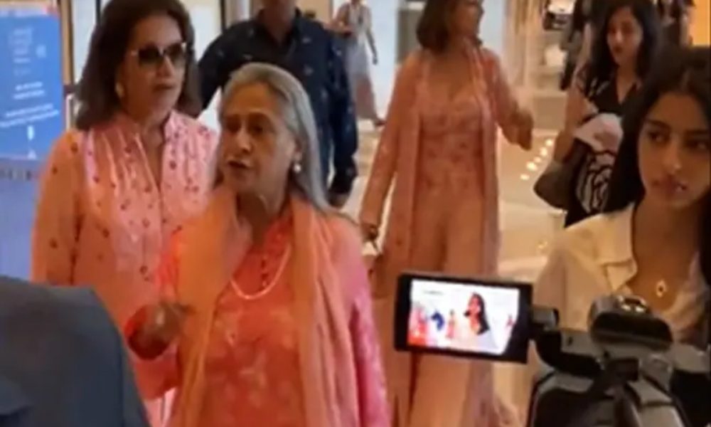 WATCH: Jaya Bachchan says “hope you fall” to Paparazzo who stumbled