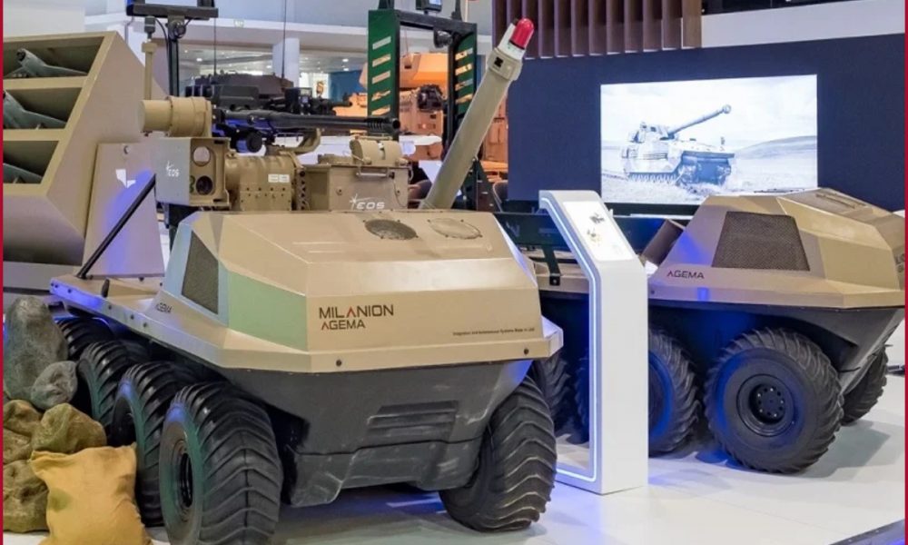 Milanion Commits to ‘Make in India’ Programme and Showcases the Upgraded AGEMA UGV with Mahindra Defence at DefExpo22