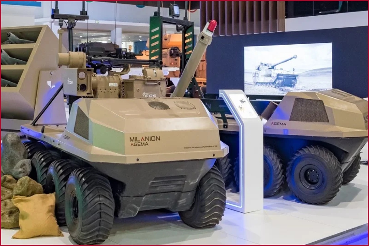 Milanion Commits to ‘Make in India’ Programme and Showcases the Upgraded AGEMA UGV with Mahindra Defence at DefExpo22