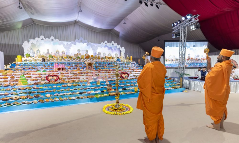 Diwali celebrated at BAPS Hindu Temple in Abu Dhabi, over 10,000 visitors gather for 3rd consecutive year