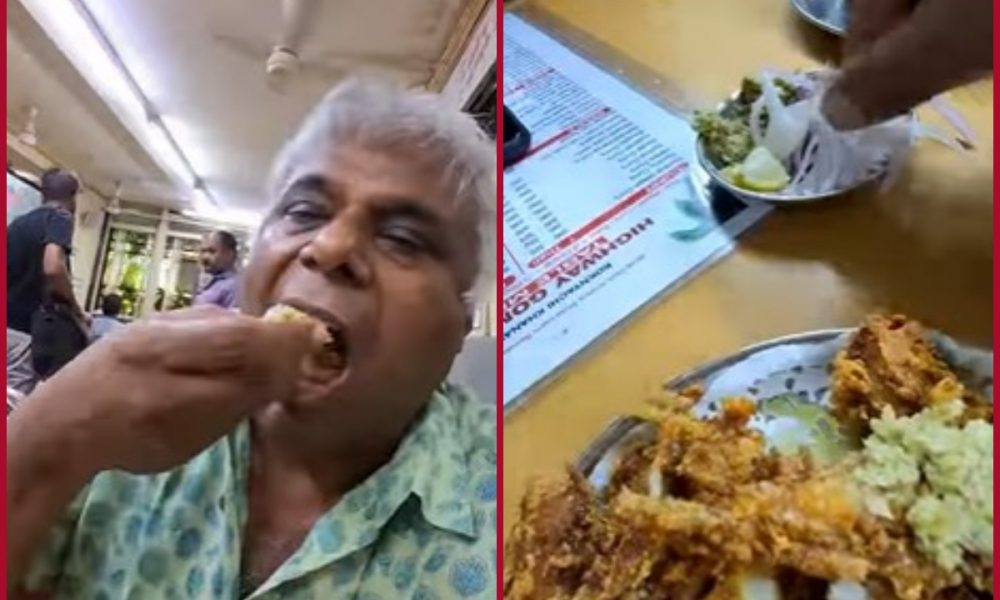 Actor Ashish Vidyarthi visits family-run restaurant in Mumbai, tries delicious seafood