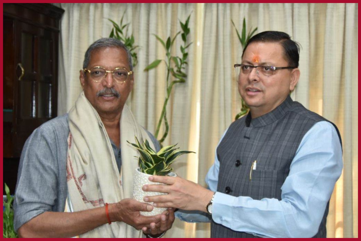Film policy is being made more attractive in Uttarakhand, CM Dhami tells Nana Patekar