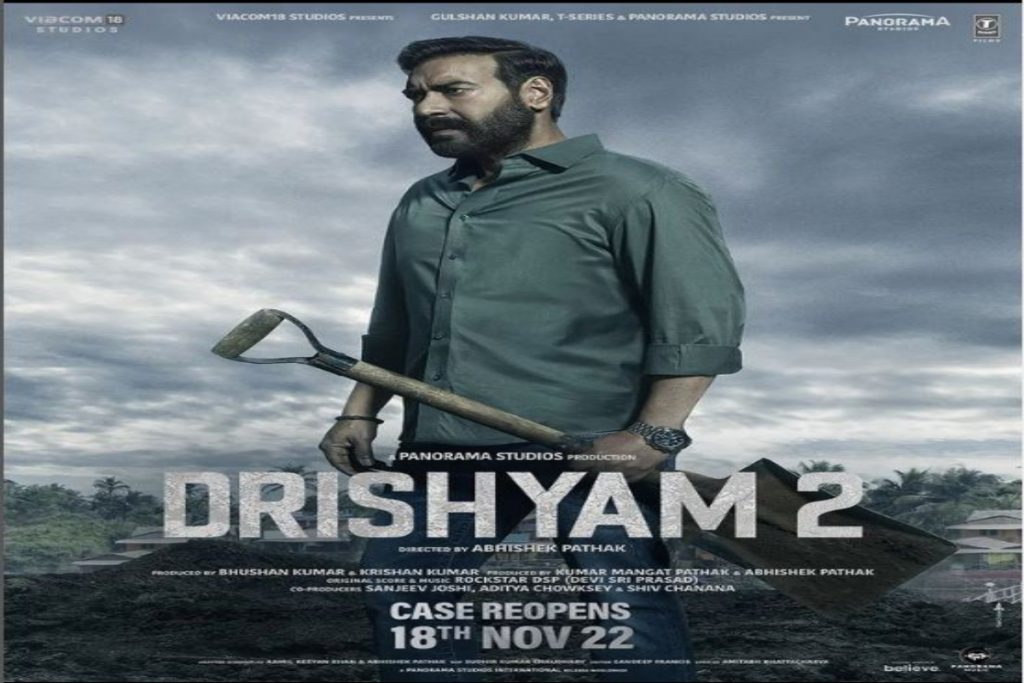 Ajay Devgn S Intense Look Revealed In The New Poster Of Drishyam 2