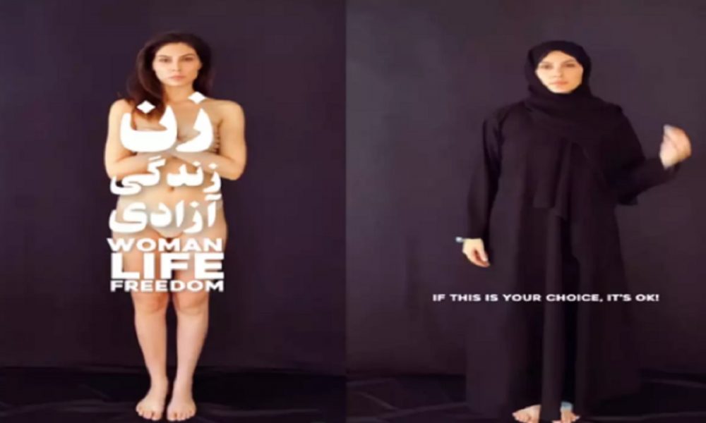 Iranian actress Elnaaz Norouzi joins protest, strips clothes to support anti-hijab stir