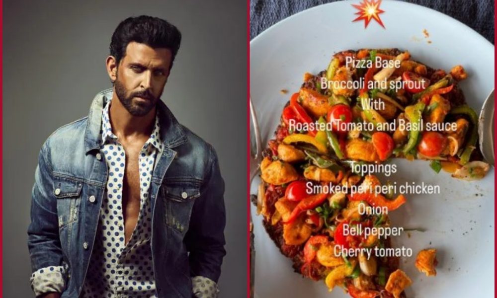 Healthy homemade pizza: Hrithik Roshan shares secret recipe from his kitchen on Insta