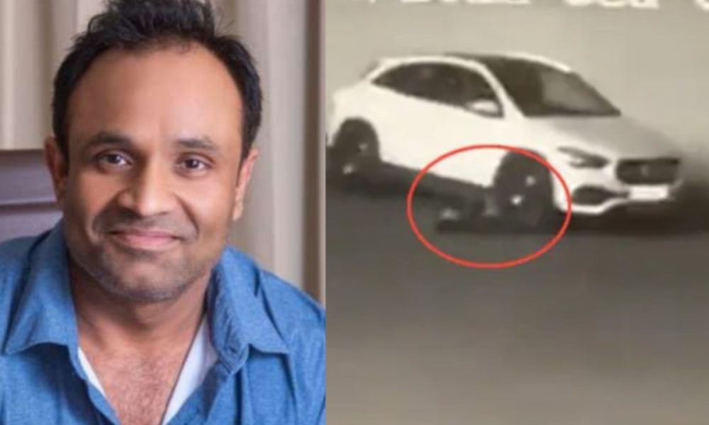 Filmmaker runs over wife after she spots him with another woman, CCTV footage surfaces