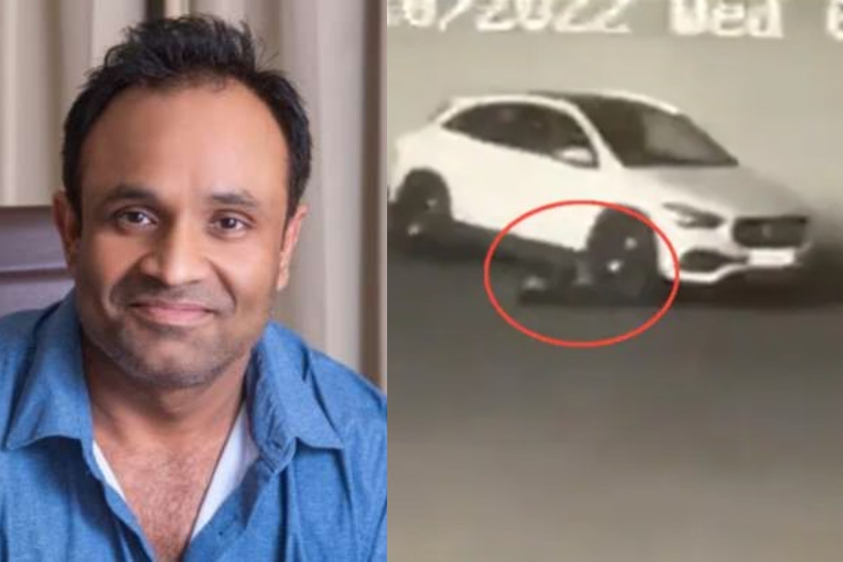 Filmmaker runs over wife after she spots him with another woman, CCTV footage surfaces