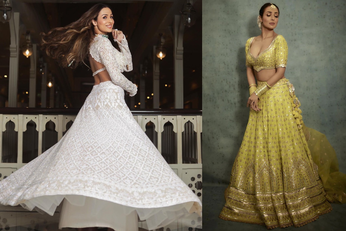 Malaika Arora's Lehenga Designs, Wedding Outfit