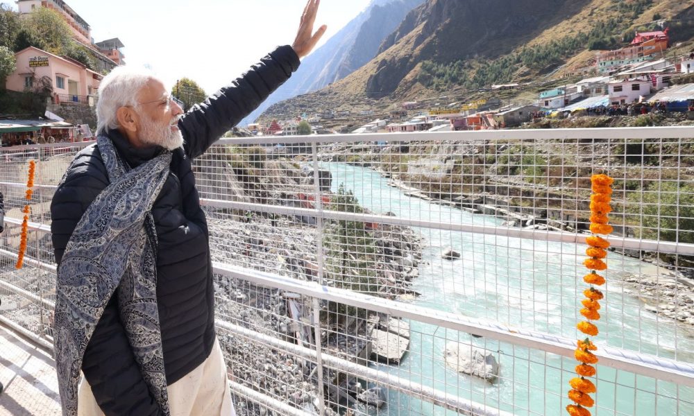 PM Modi lays foundation of connectivity projects at Uttarakhand’s Mana village