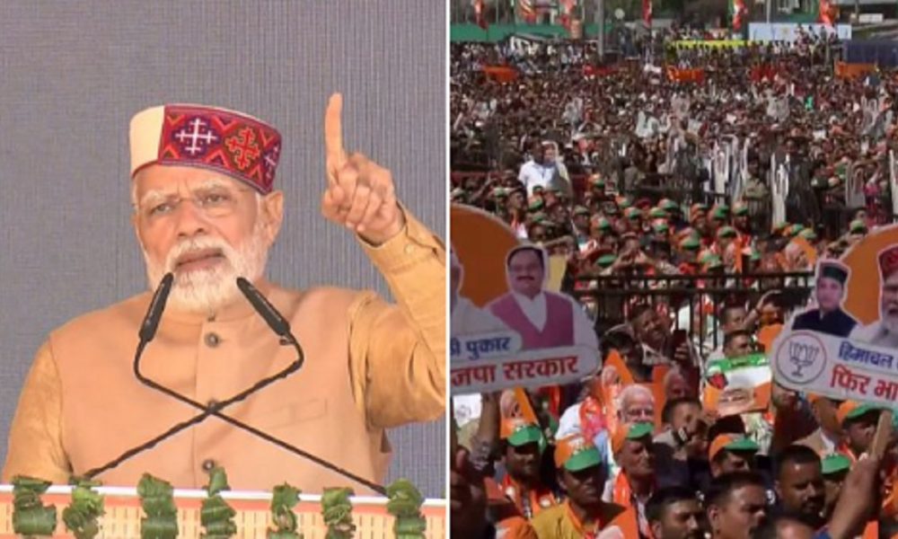 Thunderous welcome for PM Modi in Himachal’s Una & Chamba (VIDEO)
