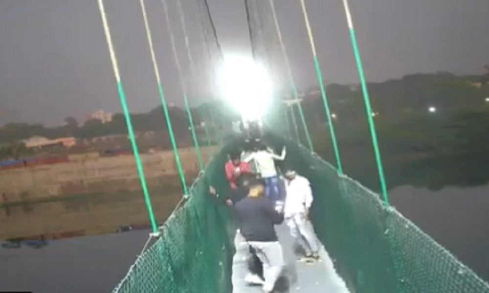 Morbi bridge collapse: Horrific moment captured on camera (WATCH)