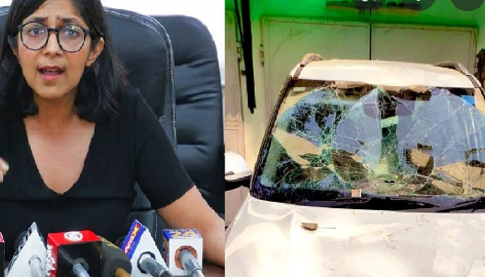 Delhi Women Commission chief Swati Maliwal alleges attack on house, cars damaged