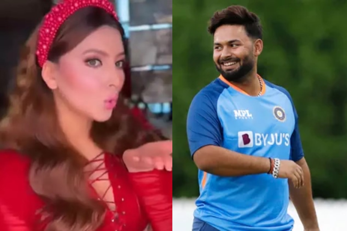 Rishabh Pant Birthday: Urvashi Rautela cryptically wishes cricketer with flying kiss reel [WATCH]